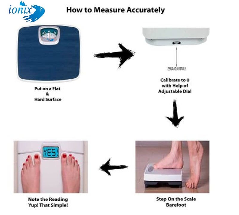 IONIX "Camry Model" Weight machine, Analog weighing scale for Human body, Weighing machines, Body Weight machine Weight machine Analog Machines for Body Weight Non Digital 120 Kg capacity Multicolor… - Image 3