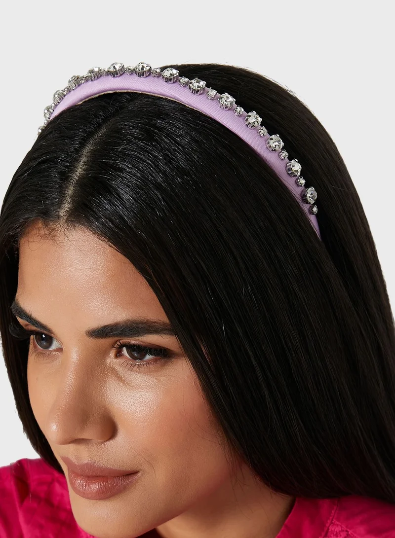 ايلا ليمتد اديشن طوق شعر مزين باحجار