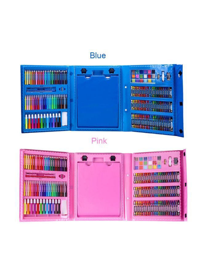 H&B 208-Piece Art Drawing Set Pink/Blue - Image 5