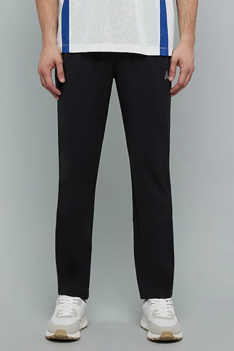 أر أند بي Solid Trakpants with Drawstring Waist