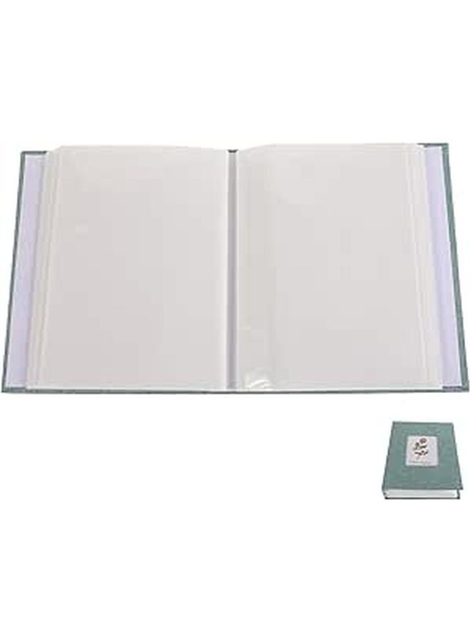 6 بوصة 200 صفحة ألبوم صور أخضر كتاب ذكريات سكرابوك DIY صور عائلية - Image 1
