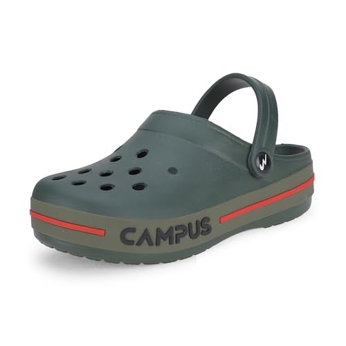 Campus Men's GC-4004 Olive Clogs - 6UK/India GC-4004 - Image 1
