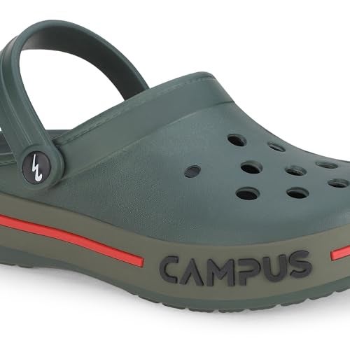 Campus Men's GC-4004 Olive Clogs - 6UK/India GC-4004 - Image 5