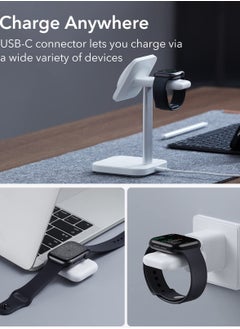 ESR ESR Portable Charger for Apple Watch, Certified Made for Apple Watch, Small and Portable, Magnetic Cover, Fast Magnetic USB-C Charging for Apple Watch Ultra, Series 8/7/6/5/4/3/2/1, and SE  - Image 5
