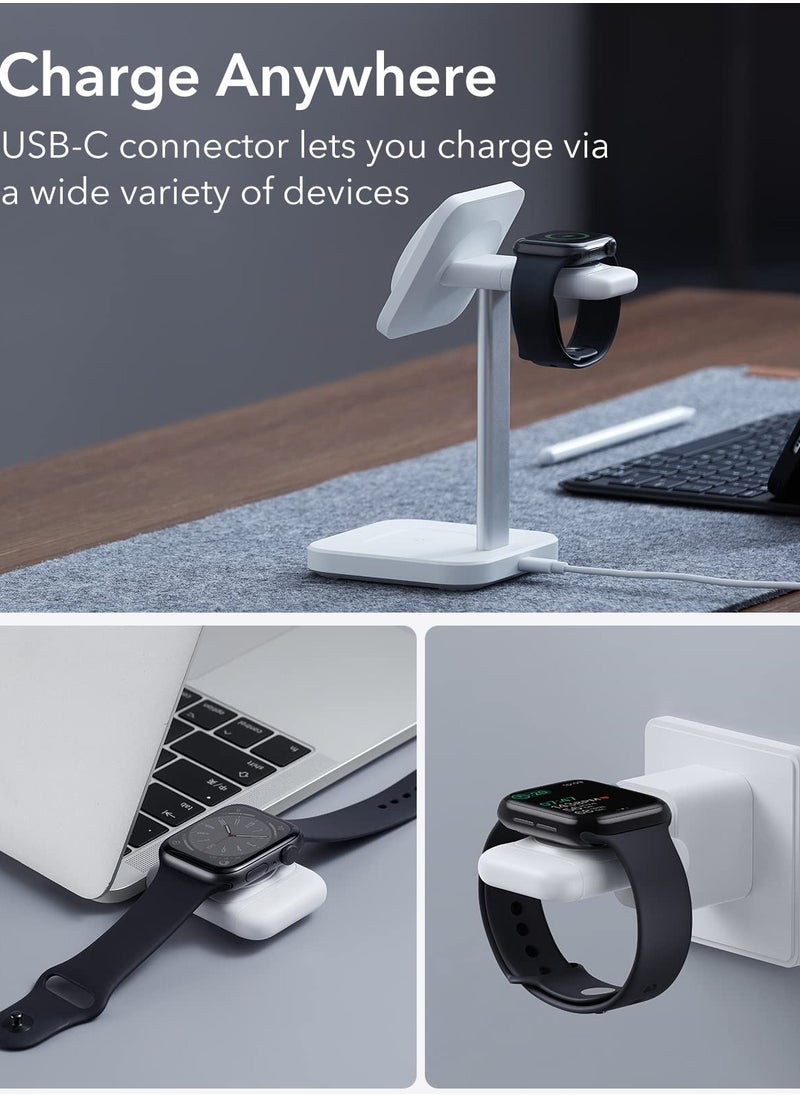 ESR ESR Portable Charger for Apple Watch, Certified Made for Apple Watch, Small and Portable, Magnetic Cover, Fast Magnetic USB-C Charging for Apple Watch Ultra, Series 8/7/6/5/4/3/2/1, and SE  - Image 5