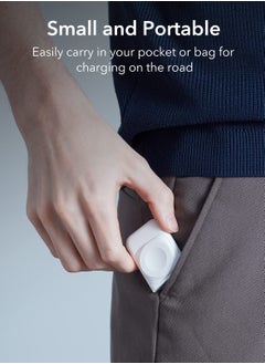 ESR ESR Portable Charger for Apple Watch, Certified Made for Apple Watch, Small and Portable, Magnetic Cover, Fast Magnetic USB-C Charging for Apple Watch Ultra, Series 8/7/6/5/4/3/2/1, and SE  - Image 3