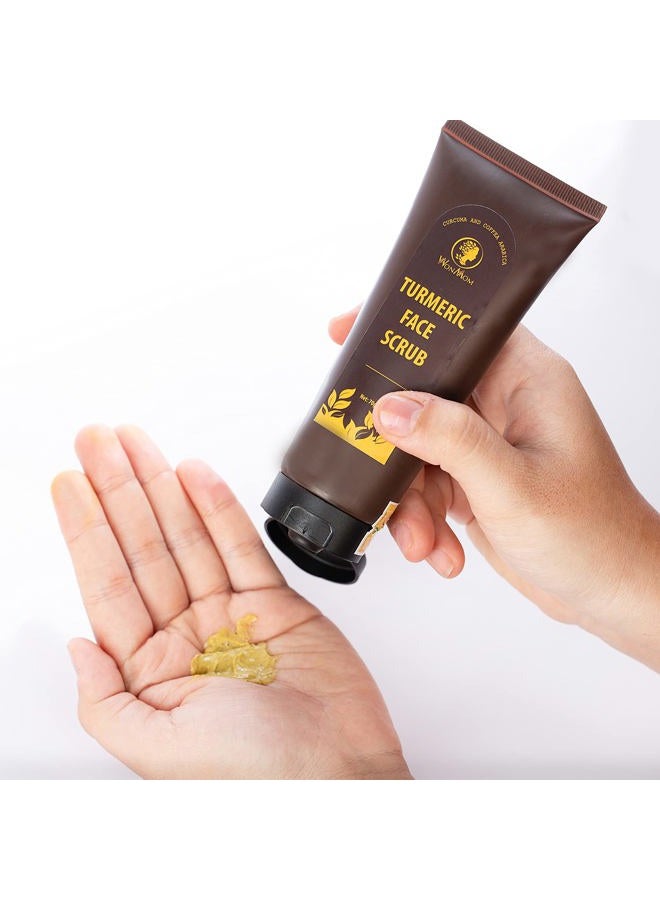 WONMOM Turmeric Face Scrub with Turmeric Harvest after 9 Months ( 2.5 ounces ) - Image 5