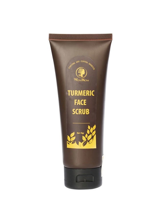 WONMOM Turmeric Face Scrub with Turmeric Harvest after 9 Months ( 2.5 ounces ) - Image 1