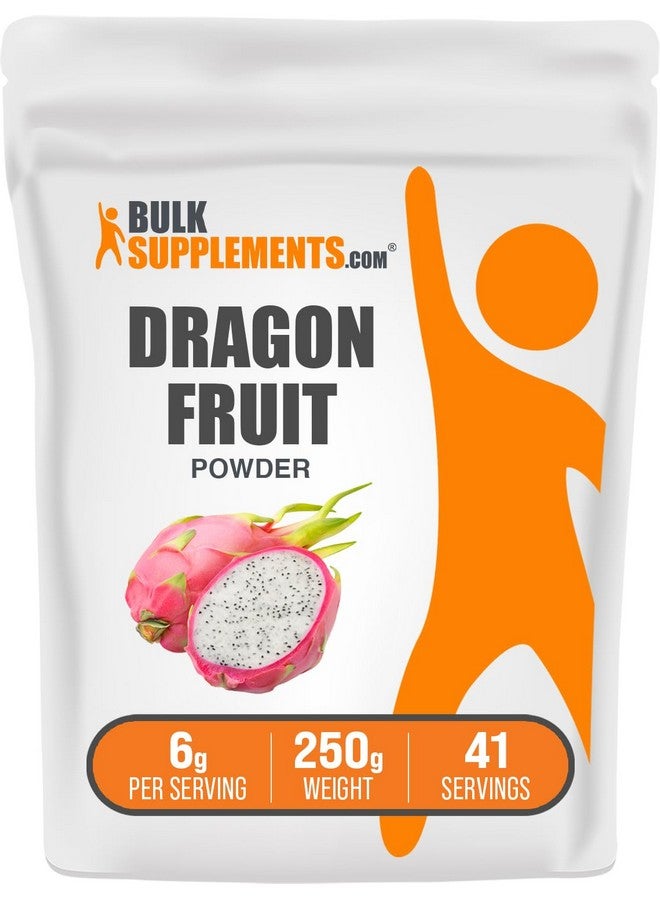 BulkSupplements.com Dragon Fruit Powder - Dragon Fruit Supplement, Pink Pitaya Powder - Gluten Free, 6g per Serving, 250g (8.8 oz) (Pack of 1) - Image 1