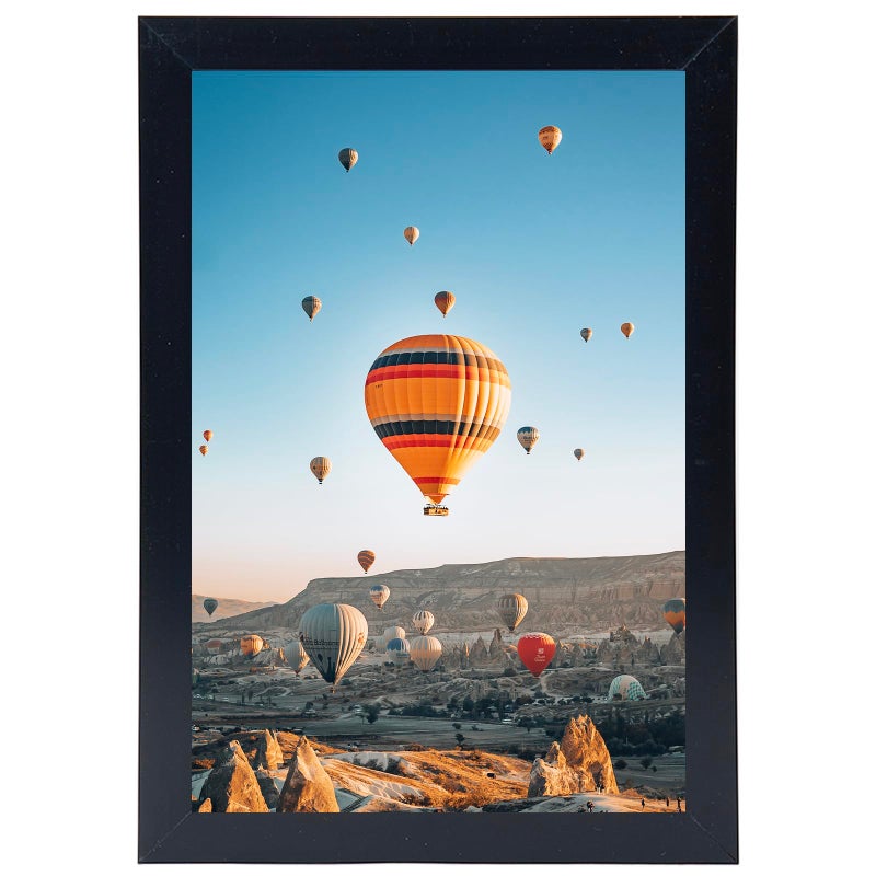 JCJMY 6x9 Picture Frame Black for Wall Hanging or Tabletop Wall Mounting Horizontally or Vertically 6 x 9 Wall Gallery Poster Photo Frame for 6 by 9 Photos Black