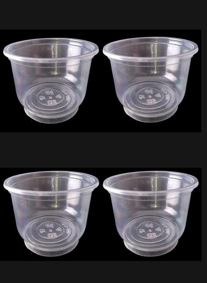 Sohapy 50Pcs 10 OZ/300 ML Clear Plastic Dessert fruit Soup Bowls containers Condiment Bowl Disposable Serving Bowl for Fruits Desserts ice cream water sodas containers for Parties Wedding (50 PACK) - Image 1