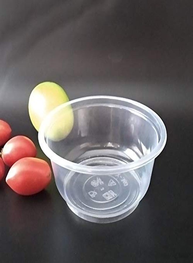 Sohapy 50Pcs 10 OZ/300 ML Clear Plastic Dessert fruit Soup Bowls containers Condiment Bowl Disposable Serving Bowl for Fruits Desserts ice cream water sodas containers for Parties Wedding (50 PACK) - Image 4