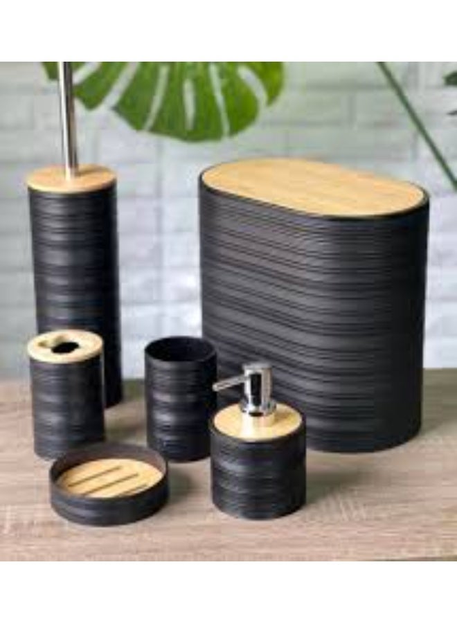 6-piece oval bathroom set