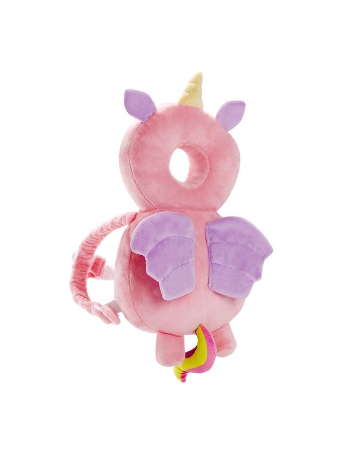 Umtiti Baby Head Protector Pad Safety Pad for Walking & Crawling, Toddlers Head Safety Adjustable Back-Pack,Pink Unicorn (US) - Image 1