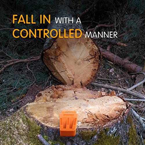 NEO-TEC 6 pack Tree Felling Wedges, chainsaw wedges, 5.5"+8" tree cutting equipment, tree cutting equipment with Spikes for Safe Tree Cutting - Image 5