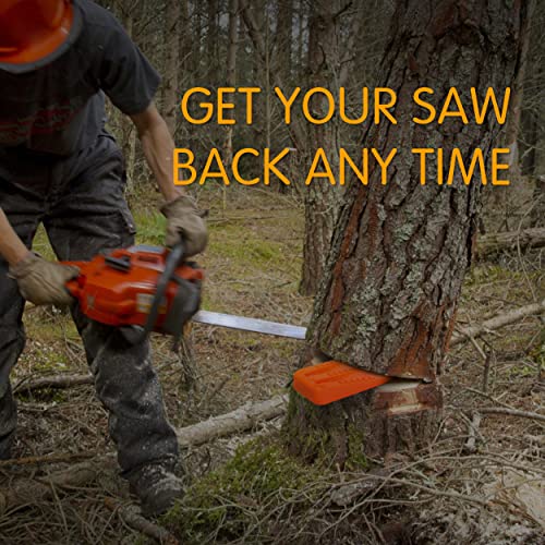 NEO-TEC 6 pack Tree Felling Wedges, chainsaw wedges, 5.5"+8" tree cutting equipment, tree cutting equipment with Spikes for Safe Tree Cutting - Image 4