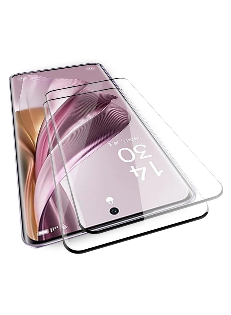 SHOPI 2 Pack 5D Clear Tempered Glass for OPPO – Ultra HD Screen Protector with Full Edge-to-Edge Coverage, 9H Hardness, Anti-Scratch, Smudge Resistant, Bubble-Free, Case Friendly, Easy DIY Installation for OPPO Smartphones OPPO A77S - Image 1