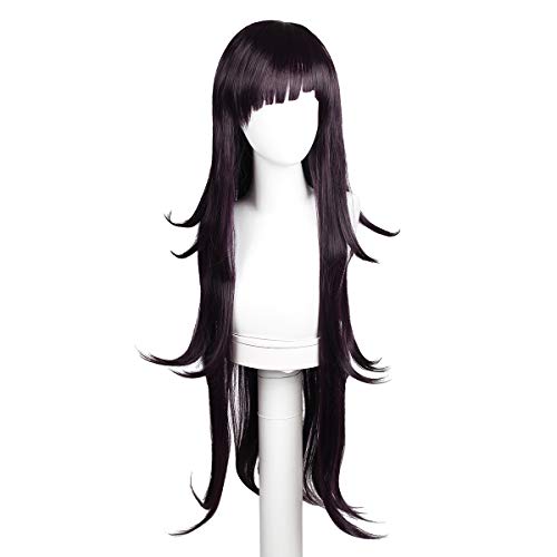 ColorGround Long Purple Cosplay Wig for Halloween (Long Purple) - Image 1