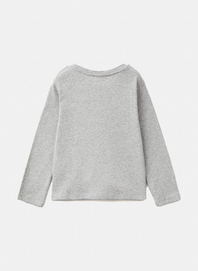 Benetton Girls Long Sleeve Crew Neck T-Shirt - Image 2