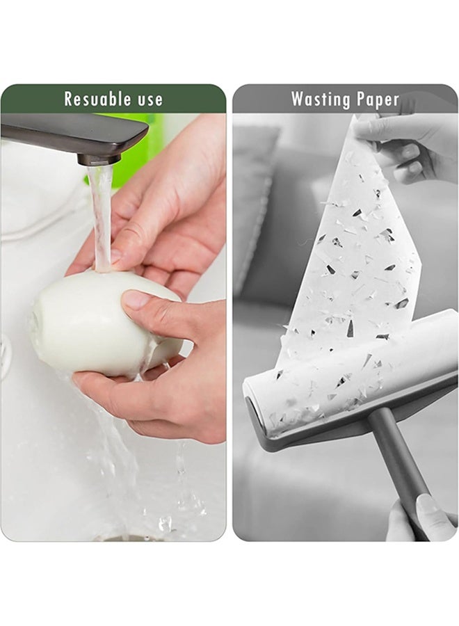 1 pcs Lint Roller Ball, Portable Reusable Washable Gel Lint Roller for Clothes, Sticky Travel Lint Remover for Pet Hair and Debris  - Image 4