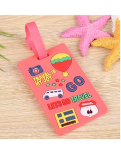 General 6 Pcs Luggage Tags Flexible PVC Travel Tags, ID Labels, Colorful Secure Travel Suitcase Bag Baggage Tag Labels for Cabin Bags Carry On Luggage and Suitcases  - Image 4