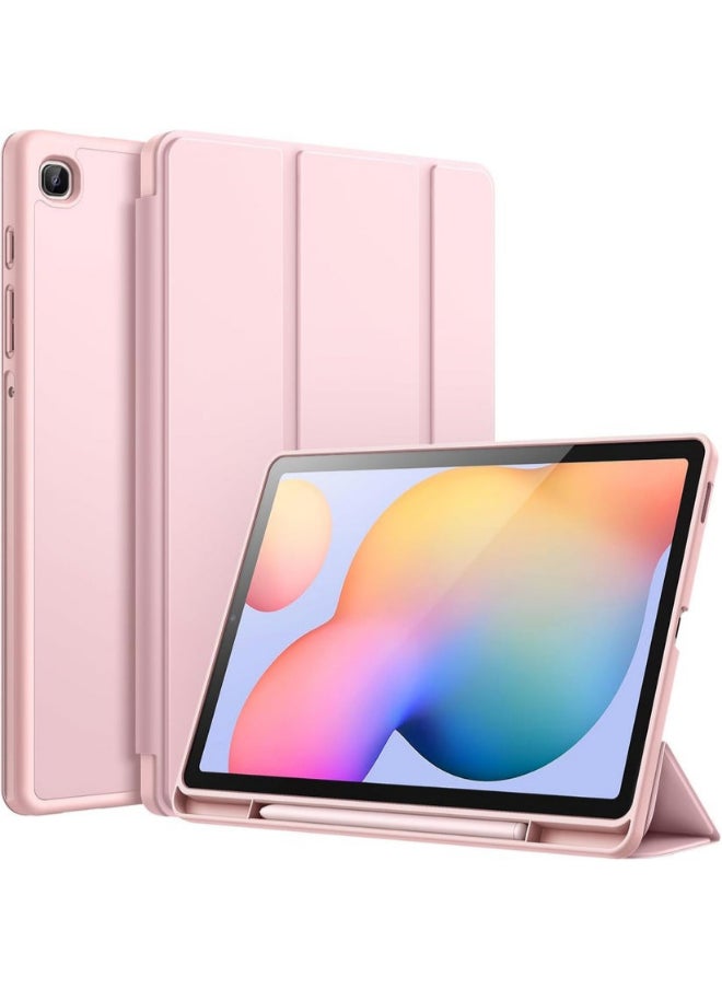 Protect PROTECT Protective Cover for Samsung Tab S6 Lite | With Screen Protector, Trifold Stand, Auto Sleep/Wake, Silicone, Pencil Slot, Pink – Model: PSTS6LPNK  - Image 1