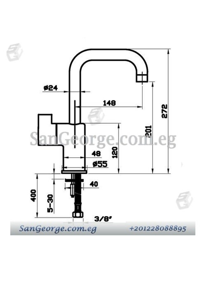 سار ديزاين SD خلاط حوض رين 1198 متحركه - Image 3