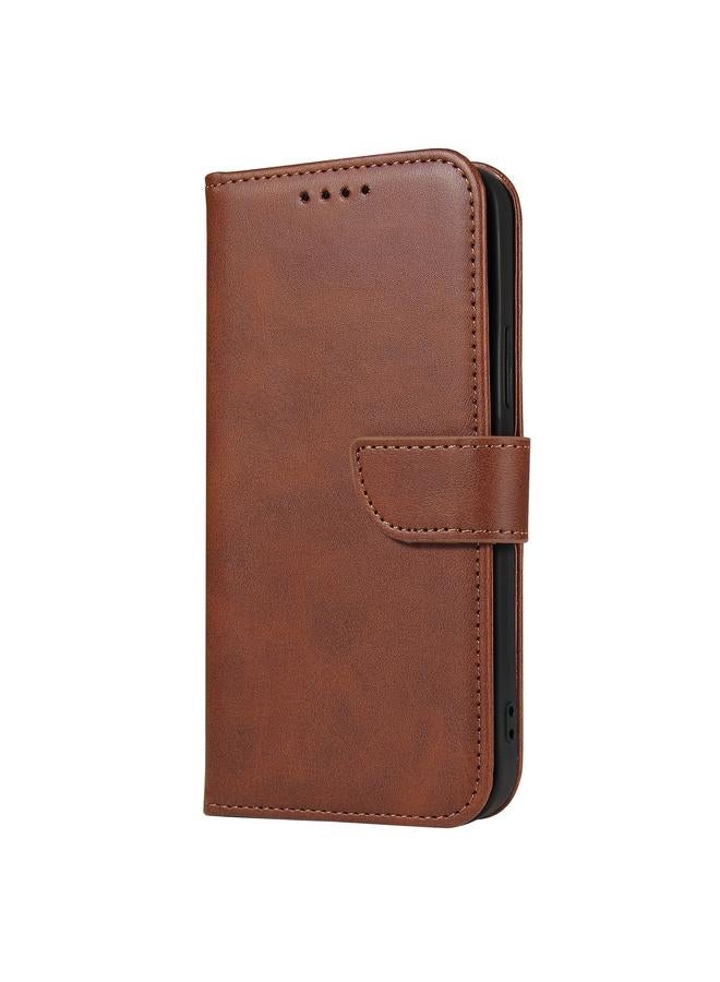 Zaboon Case For iPhone 13 mini Calf Texture Buckle Horizontal Flip Leather Case with Holder & Card Slots & Wallet - Image 2