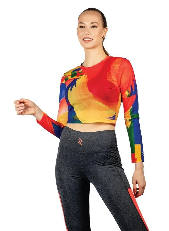 ZAECY Women's Active Mesh Top