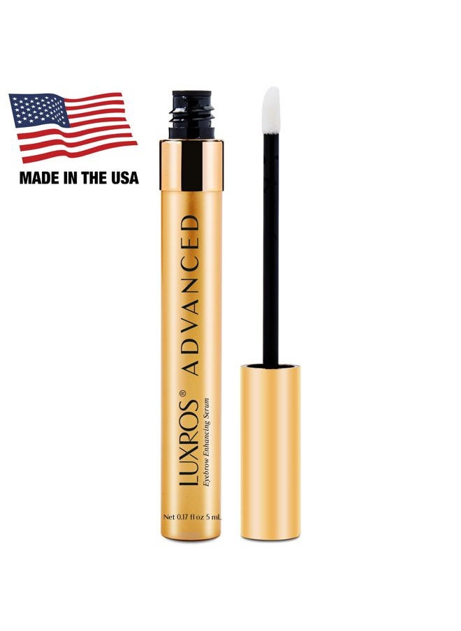LUXROS - Advanced Growth Serum for Full, Thick Eyebrows - USA Made, See Results in 4-8 Weeks (5 ml) - Image 1