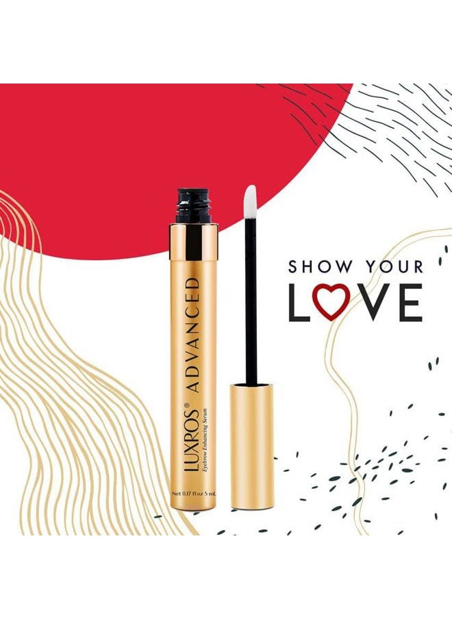 LUXROS - Advanced Growth Serum for Full, Thick Eyebrows - USA Made, See Results in 4-8 Weeks (5 ml) - Image 1