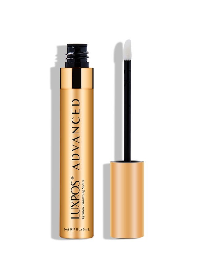 LUXROS Advanced Growth Serum for Full, Thick Eyebrows - USA Made, See Results in 4-8 Weeks (5 ml) - Image 1