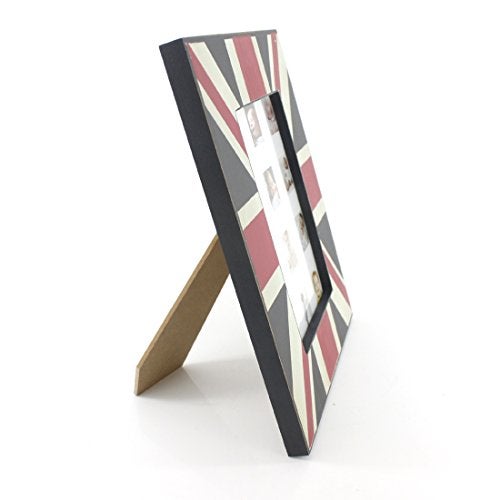 Zhenzan Frames Wood Table Top UK National Flag Theme Family Picture Photo Frame with Glass Front for Home Decor (4x6) - Image 5