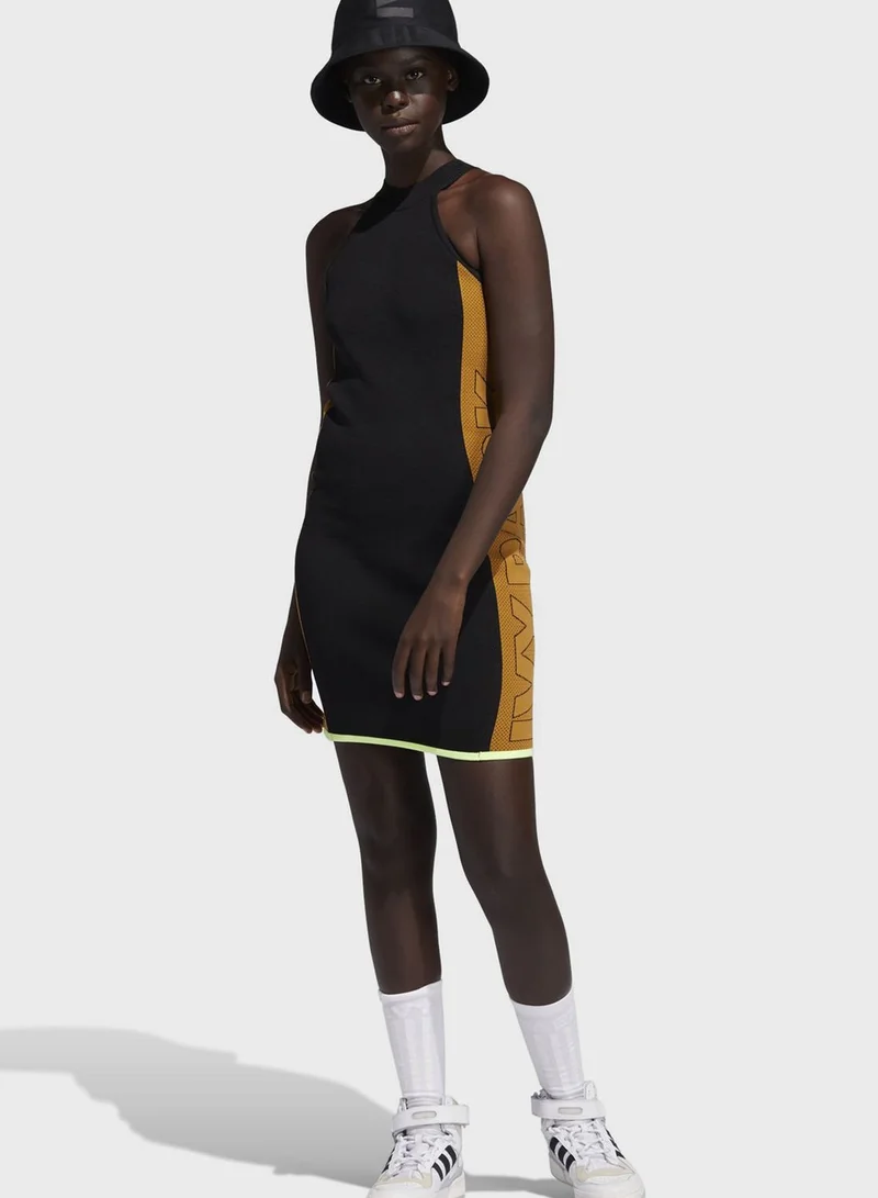 adidas Originals Ivy Park Knit Logo Dress for Women | Best Price KSA