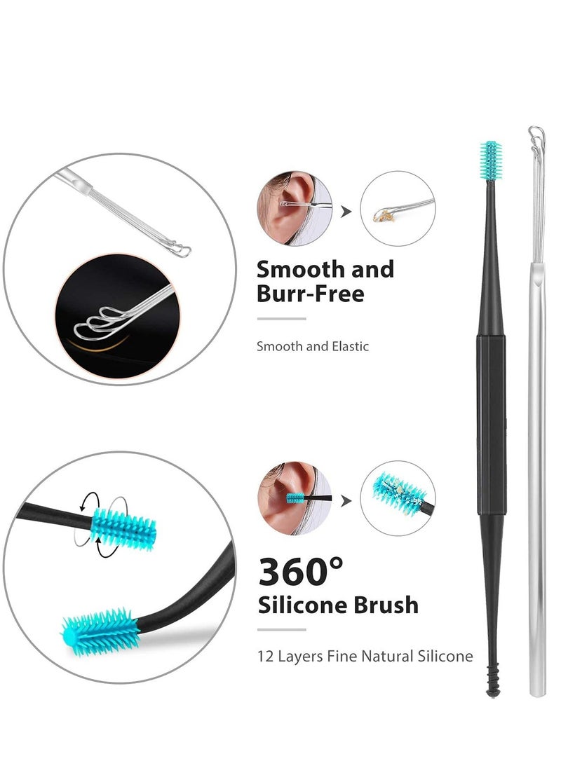 SYOSI - Ear Wax Vacuum Removal Ear Wax 5 Levels of Suction Strong Electric Ear Cleaner USB Charge Soft Earwax Removal Kit Reusable Spiral Silicone Ear Wax Remover Tool Vacuum Cleaner for Kids Adult - Image 1