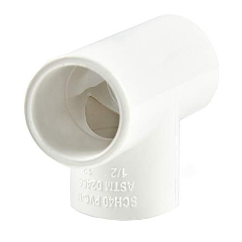 FangKingNo 1/2" 10pcs 3-Way Tee PVC Fittings Coupling Adapter(Socket x Socket x Socket) SCH40 ASTM D2466-10pack （0.5 In) - Image 3