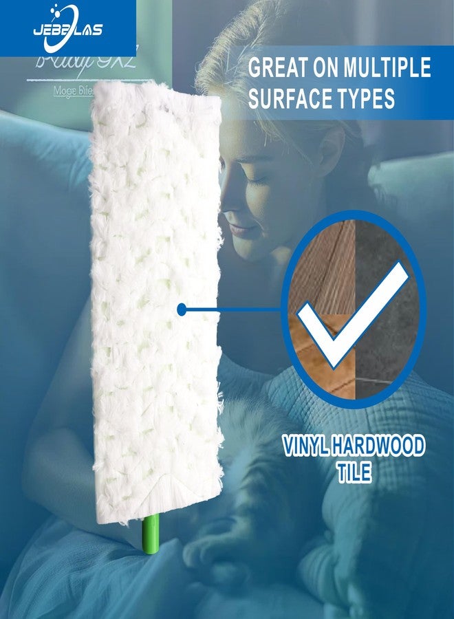 JEBBLAS Pet Dry Sweeping Cloth Refills Heavy Duty Mop Pads Multi Surface Refills for Floor Mopping and Cleaning,Disposable Sweeping Cloth for Standard Sweeper, Pack of 80 Pcs - Image 5