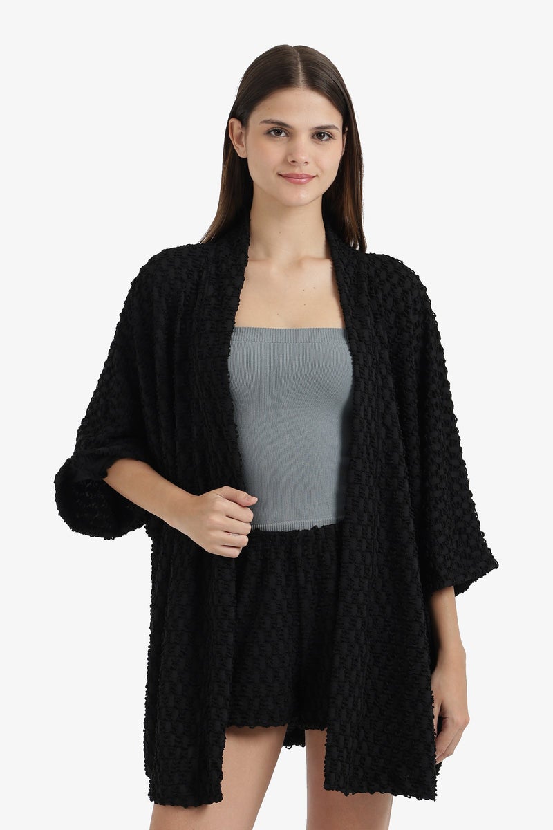 Carina Self patterned Beach Kimono - Image 1