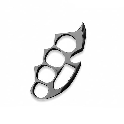 Pivdo Knuckle Wall & Car Decal Sticker | 3D Metal Design for Home Wall Decoration, Car Door, Bike & Laptop | Self Adhesive, Rustproof, Durable (12.5 x 5.5 cm) (Silver) - Image 1