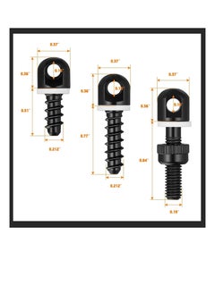 Y&D Sling Swivel Studs Wood Screw Studs,6PCS Mounting Kit  - Image 5