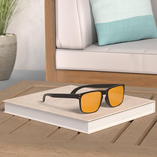 MEETSUN Polarized Sunglasses for Men Women Sports Driving Fishing Glasses UV400 Protection Black Frame-Night Vision Lens - Image 2