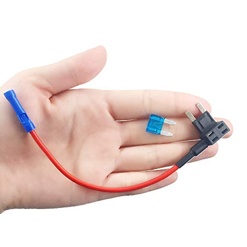 JABINCO 5 Pack 12V Car Add-a-Circuit Fuse TAP Adapter Mini ATM APM Blade Fuse Holder - Image 2