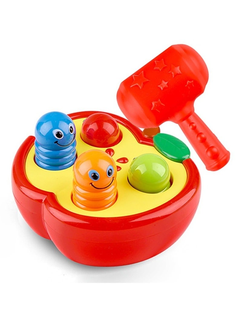 Musical Whack-A-Mole Toy for Toddlers - Happy Cherry Percussion Play with 4 Keys &, Fine Motor Skills Learning Game (1-5 Years) - Image 2