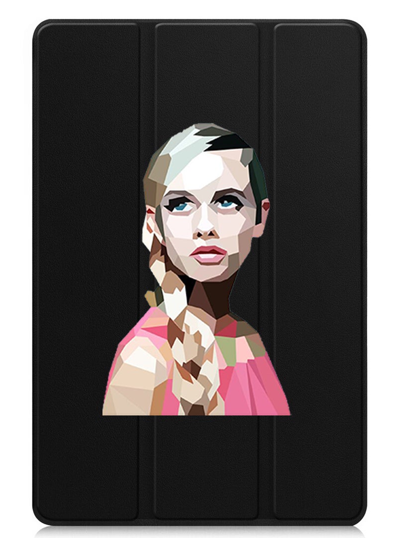 Theodor Protective Flip Case For OnePlus Pad 2 (2024) & OnePlus Pad Pro (2024) With Trifold Stand Auto Wake Sleep Shockproof Cover Girl - Image 1