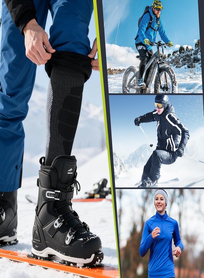 Clothclose Ski Socks-3 Pairs Warm Merino Wool Snowboard Socks for Mens Womens in Cold Weather for Cycling Skiing Hiking - Image 2