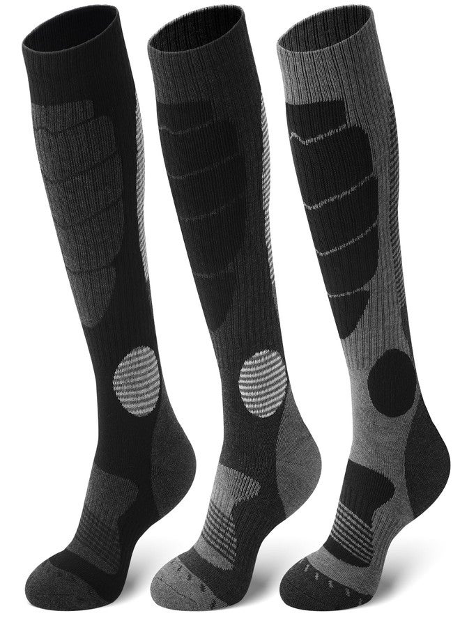 Clothclose Ski Socks-3 Pairs Warm Merino Wool Snowboard Socks for Mens Womens in Cold Weather for Cycling Skiing Hiking - Image 1
