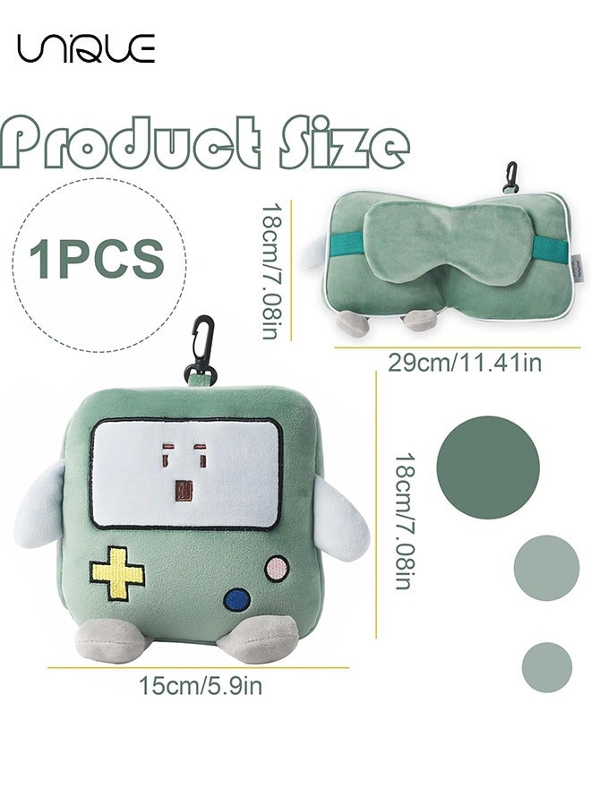 يونيك قناع العين وسادة وحدة التحكم في ألعاب الكرتون 2 في 1 للسفر - وسادة سفر مريحة وقناع النوم كومبو - وسادة طائرة محمولة لرحلة طويلة - Image 2