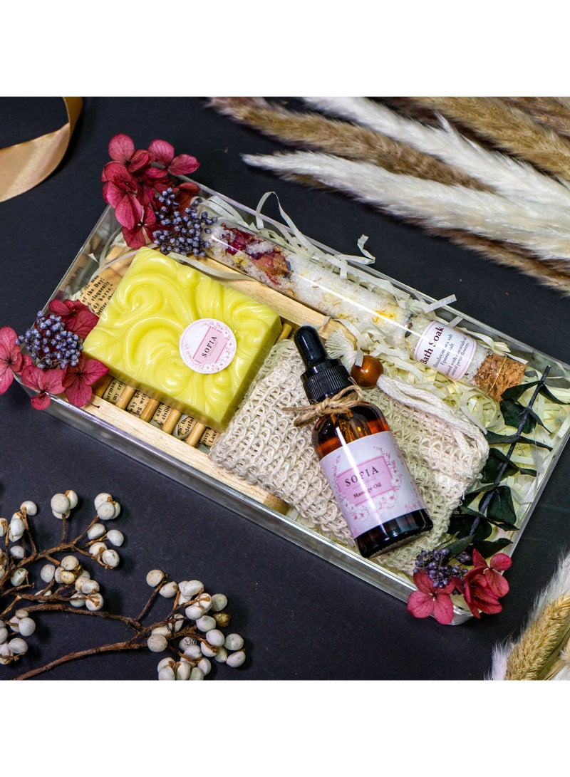   صوفيا طبيعة مجموعة حمام روز بلوسوم - Image 1