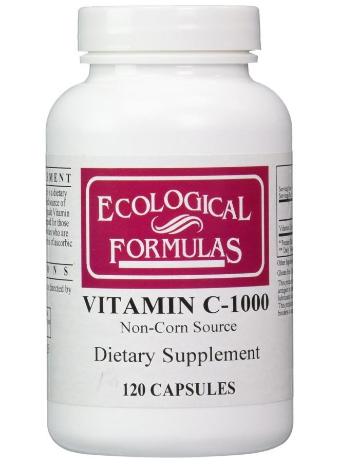 Ecological Formulas Cardiovascular Research Vitamin C-1000 capsules, 120 Count - Image 1