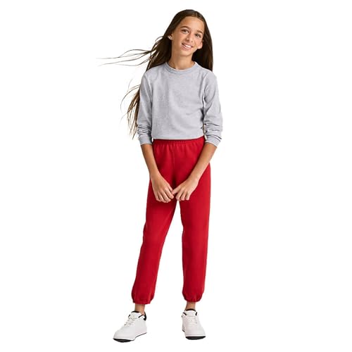 Soffe MJ Boys 8-20 Sweatpant, Red, Small - Image 4